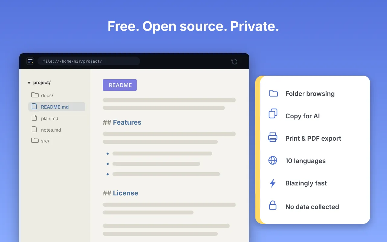 Skim: every feature free, no paywall